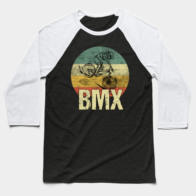 Mountain Bike BMX MTB Downhill Gift Idea Baseball T-Shirt by MGO Design